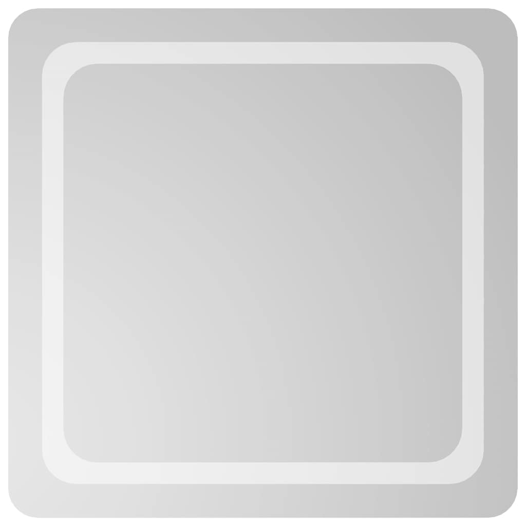 vidaXL Koupelnové zrcadlo s LED osvětlením 60 x 60 cm