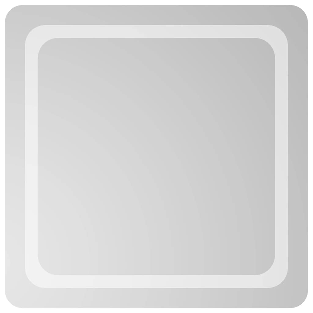 vidaXL Koupelnové zrcadlo s LED osvětlením 60 x 60 cm