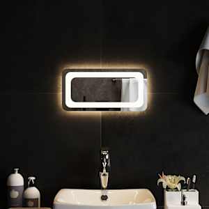 Koupelnové zrcadlo s LED osvětlením 40x20 cm