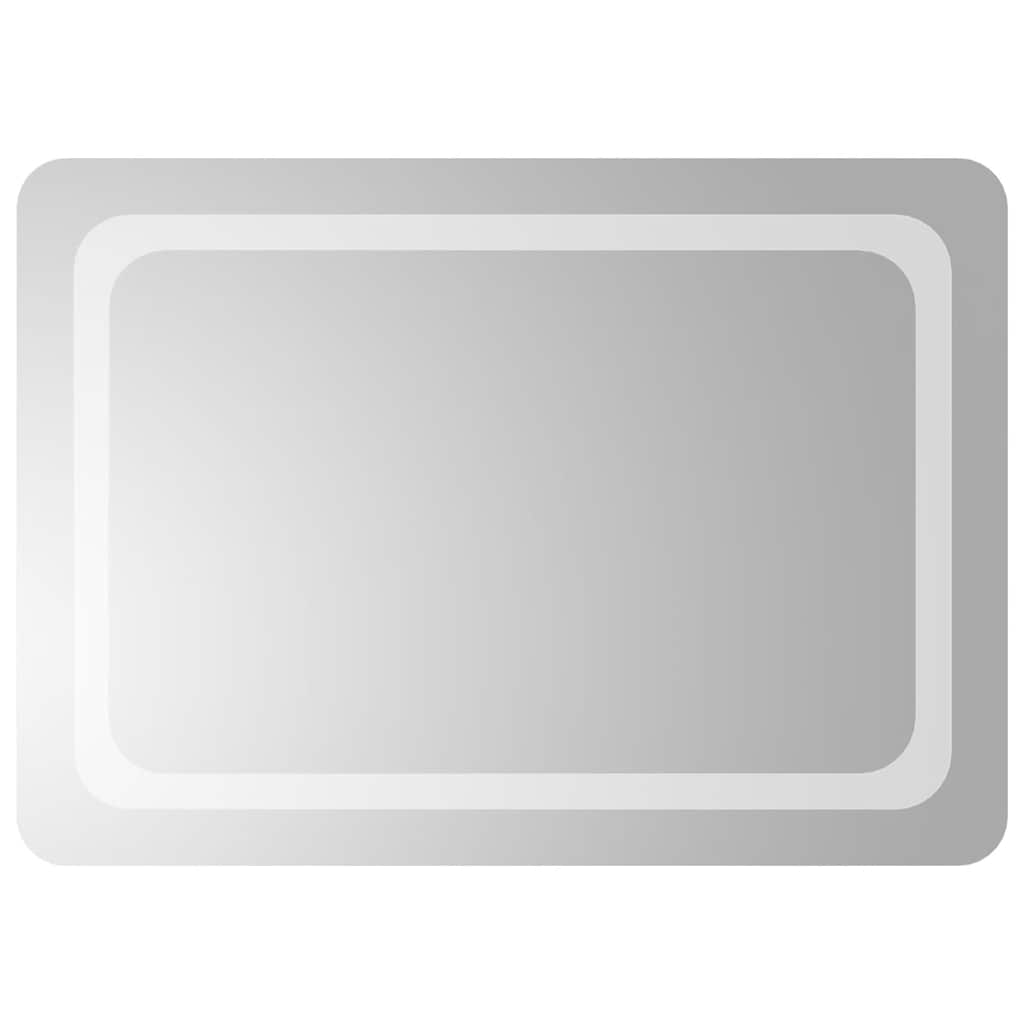 vidaXL Koupelnové zrcadlo s LED osvětlením 70x50 cm