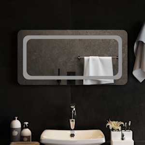 Koupelnové zrcadlo s LED osvětlením 80 x 40 cm - obrázek 3