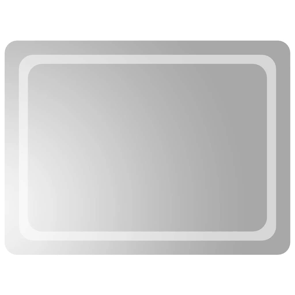 vidaXL Koupelnové zrcadlo s LED osvětlením 80x60 cm
