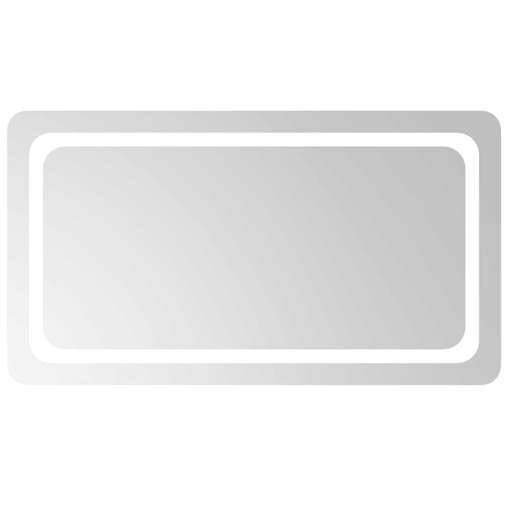 vidaXL Koupelnové zrcadlo s LED osvětlením 90 x 50 cm