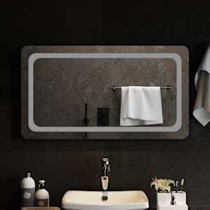 Koupelnové zrcadlo s LED osvětlením 90 x 50 cm - obrázek 3
