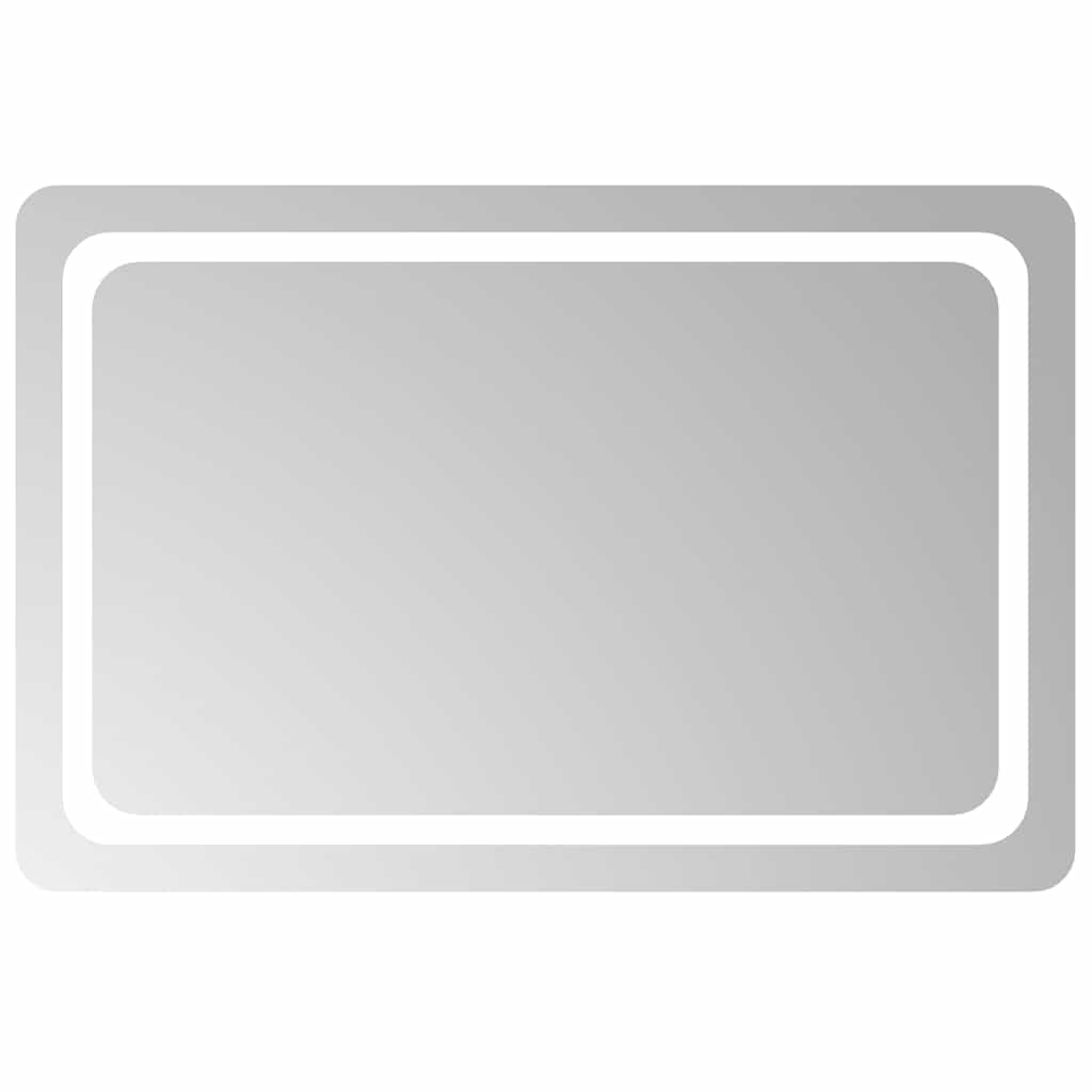 vidaXL Koupelnové zrcadlo s LED osvětlením 90x60 cm