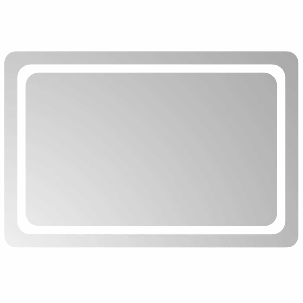 vidaXL Koupelnové zrcadlo s LED osvětlením 90x60 cm