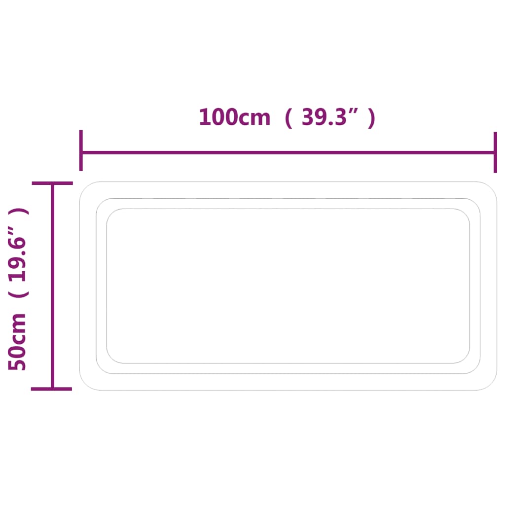 LED-Badspiegel 100x50 cm | Stepinfit.de