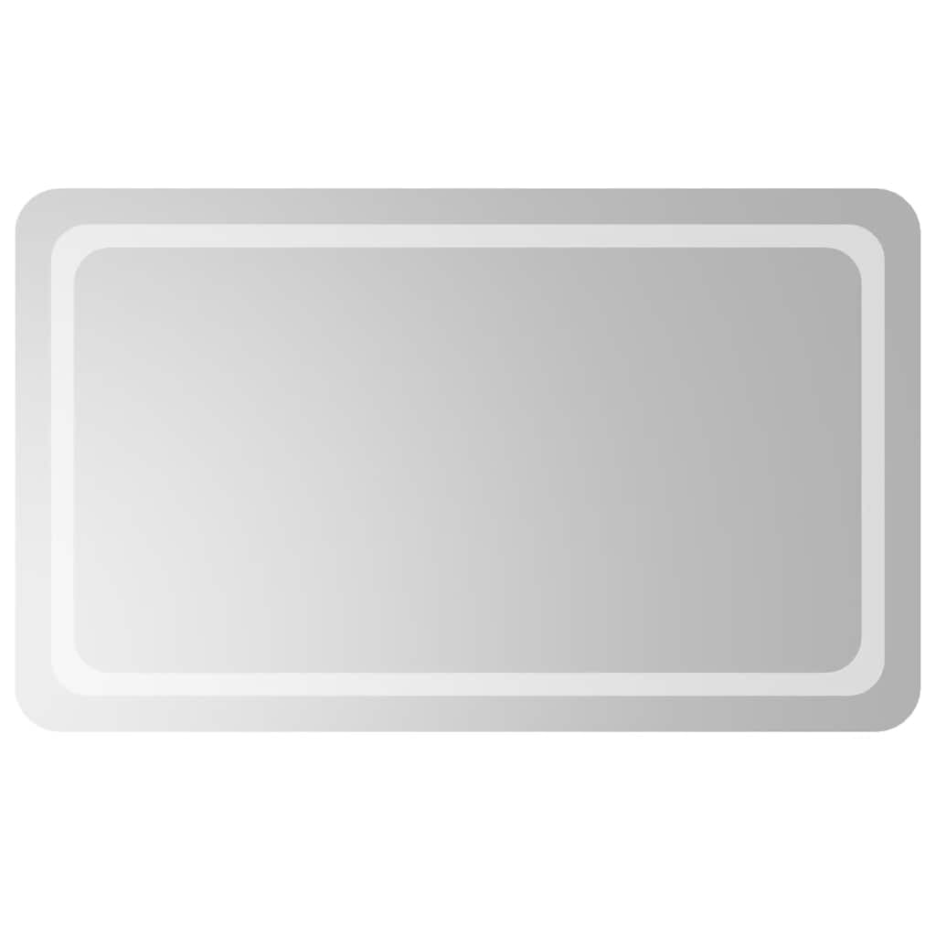 vidaXL Koupelnové zrcadlo s LED osvětlením 100x60 cm