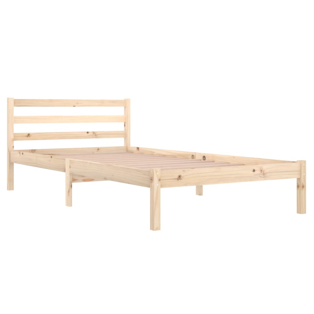 vidaXL Bedframe massief grenenhout 100x200 cm afbeelding