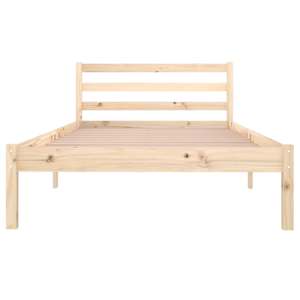 Rám postele masivní borové dřevo 100 x 200 cm - obrázek 4