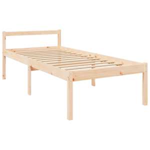 Postel pro seniory 90 x 190 cm Single masivní borovice - obrázek 3