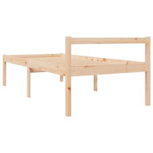 Postel pro seniory 90 x 190 cm Single masivní borovice - obrázek 6