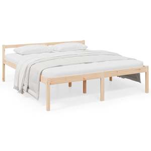 Postel pro seniory 180 x 200 cm Super King Size borovice - obrázek 2
