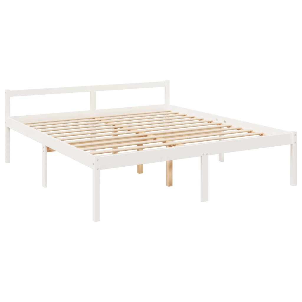 vidaXL Bedframe massief grenenhout 180x200 cm 6FT super king