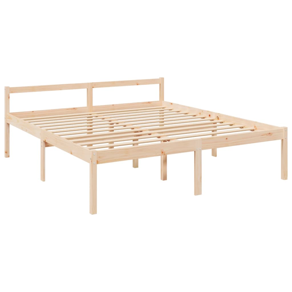 vidaXL Bedframe massief grenenhout 200x200 cm