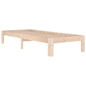 vidaXL Sengeramme heltre 75x190 cm