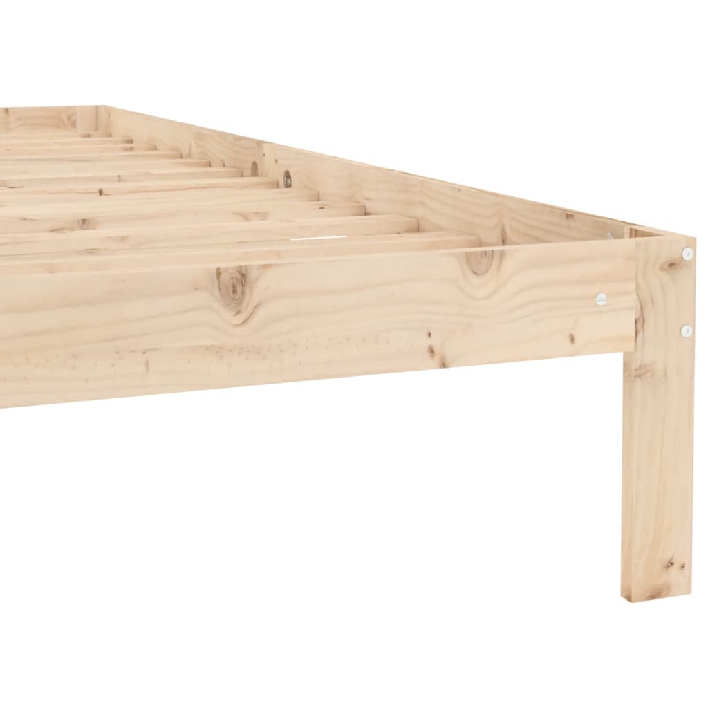 Cadru de pat, 90x200 cm, lemn masiv de pin