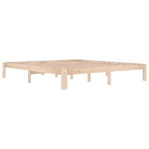 Rám postele masivní dřevo 180 x 200 cm Super King Size - obrázek 3
