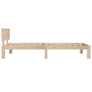 Rám postele masivní borové dřevo 100 x 200 cm - obrázek 5