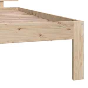 Rám postele masivní borové dřevo 100 x 200 cm - obrázek 6