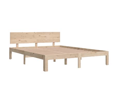 vidaXL Sengeramme heltre 150x200 cm King Size