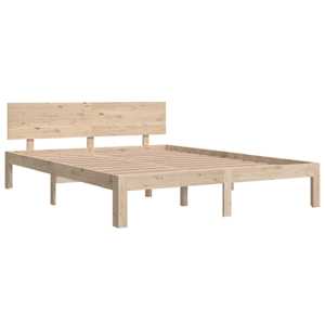 vidaXL Sengeramme heltre 150x200 cm King Size