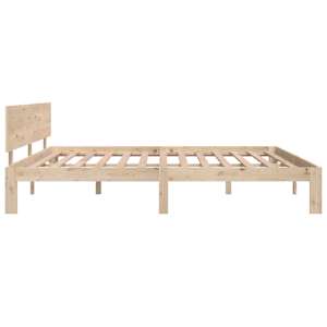 Rám postele masivní dřevo 180 x 200 cm Super King Size - obrázek 5