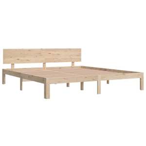vidaXL Sengeramme heltre 180x200 cm Super King