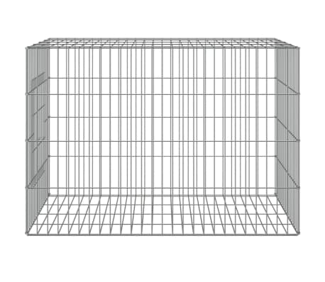 vidaXL Cage à lapin 78x54x54 cm Fer galvanisé