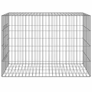 Klec pro králíka 78 x 54 x 54 cm pozinkované železo - obrázek 3