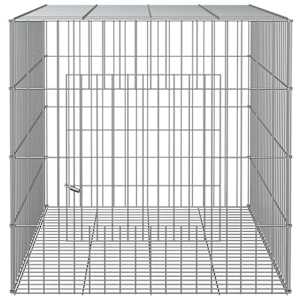 Klec pro králíka 78 x 54 x 54 cm pozinkované železo - obrázek 5