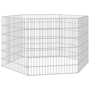 vidaXL loomade aedik 6 paneeli 54x60 cm tsingitud raud