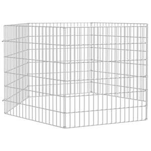 Ohrádka pro zvířata 6 panelů 54 x 60 cm pozinkované železo - obrázek 3