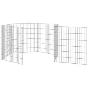 Ohrádka pro zvířata 6 panelů 54 x 60 cm pozinkované železo - obrázek 5