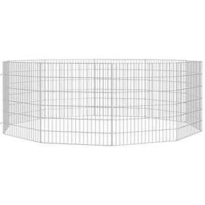 Ohrádka pro zvířata 10 panelů 54 x 60 cm pozinkované železo - obrázek 3
