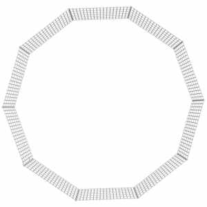Ohrádka pro zvířata 10 panelů 54 x 60 cm pozinkované železo - obrázek 7