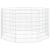 vidaXL loomade aedik 8 paneeli 54x80 cm tsingitud raud