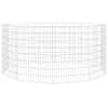 vidaXL loomade aedik 10 paneeli 54x80 cm tsingitud raud