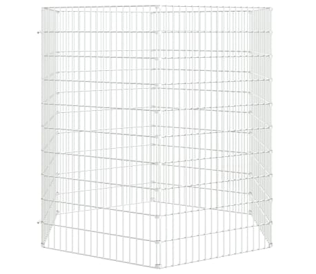 vidaXL Free Range Animal Enclosure 6-Panel 54x100 cm Galvanised Iron