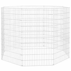 Ohrada pro volný výběh zvířat 8dílná 54 x 100 cm pozinkovaná ocel - obrázek 3