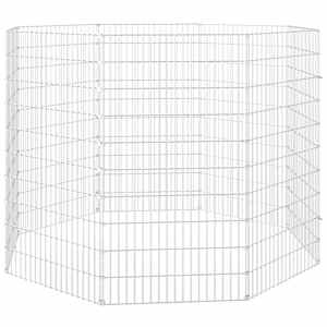 Ohrada pro volný výběh zvířat 8dílná 54 x 100 cm pozinkovaná ocel - obrázek 4