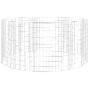 Ohrada pro volný výběh zvířat 12dílná 54 x 100 cm pozinkovaná ocel - obrázek 2