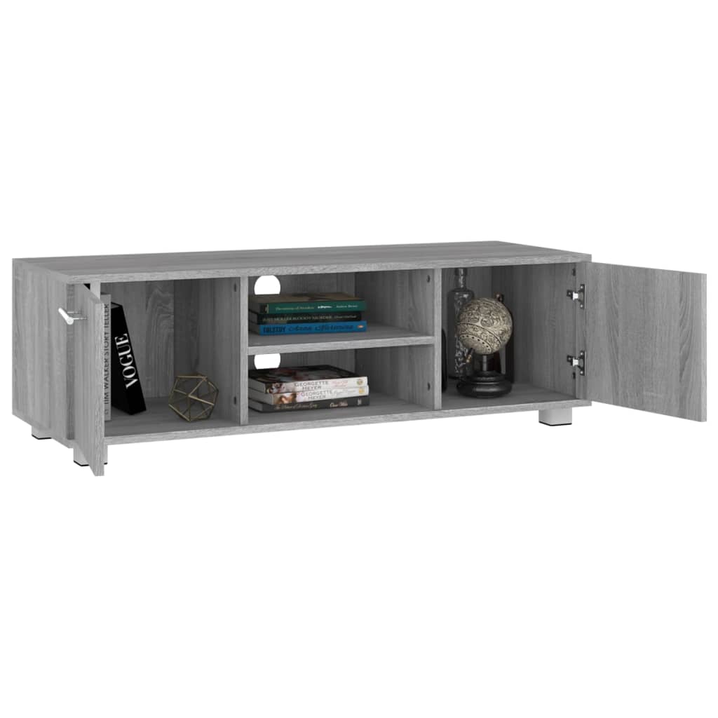 Meuble TV Sonoma gris 110x40x35 cm Bois d’ingénierie | meublestv.fr 8