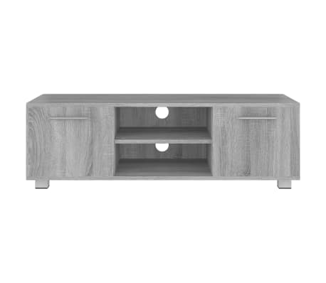 vidaXL Tv-meubel 110x40x35 cm bewerkt hout grijs sonoma eikenkleurig