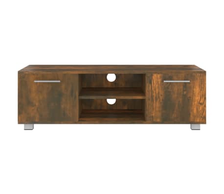 vidaXL TV-Schrank Räuchereiche 110x40x35 cm Holzwerkstoff