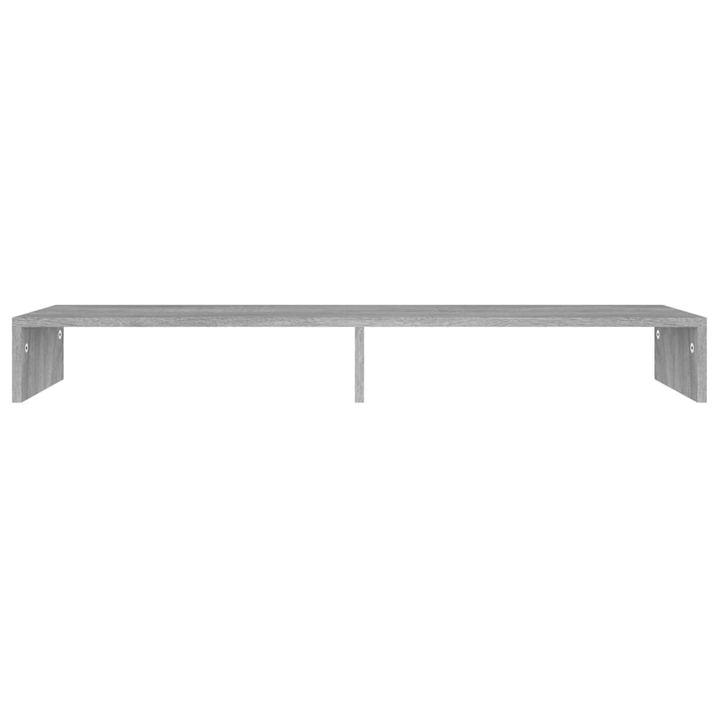 Monitorständer Grau Sonoma 110x23,5x9 cm Holzwerkstoff | Stepinfit.de
