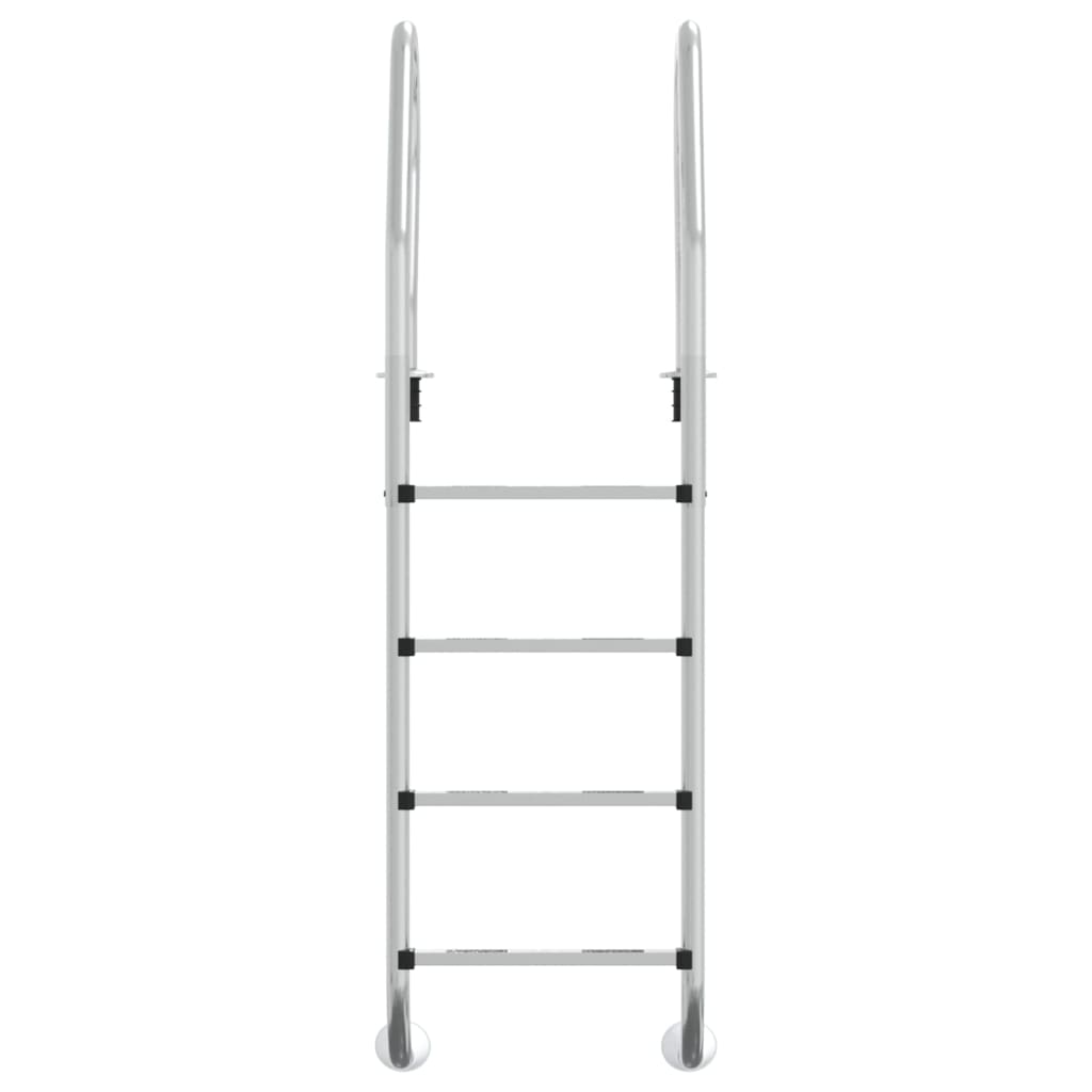 vidaXL Scară de piscină, 54x38x184,5 cm, oțel inoxidabil 304