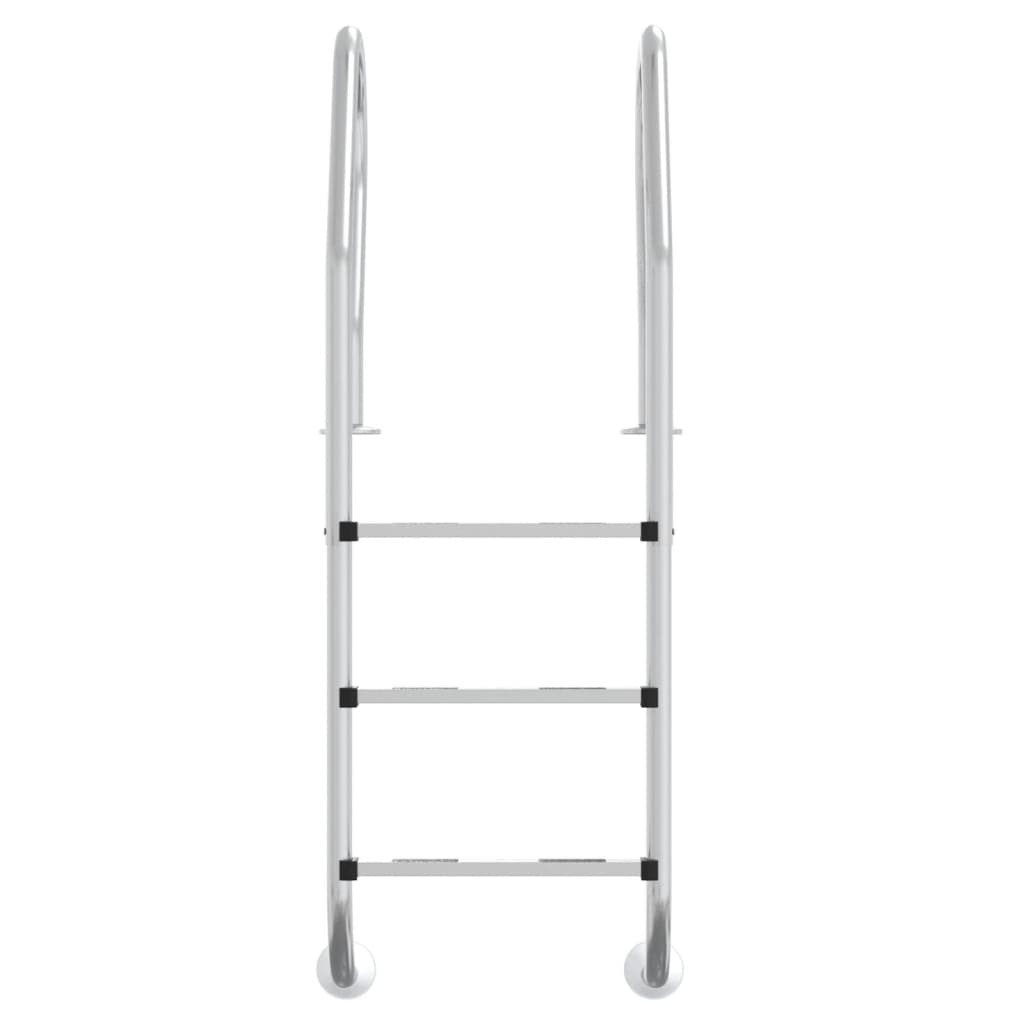 vidaXL Bazénový rebrík 54x38x158 cm 304 nehrdzavejúca oceľ