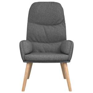 Relaxační křeslo se stoličkou světle šedé textil - obrázek 7