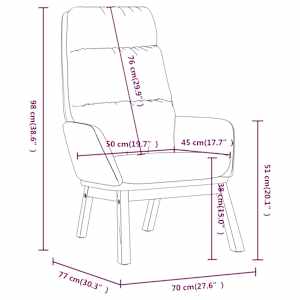 Relaxační křeslo se stoličkou modré textil - obrázek 10